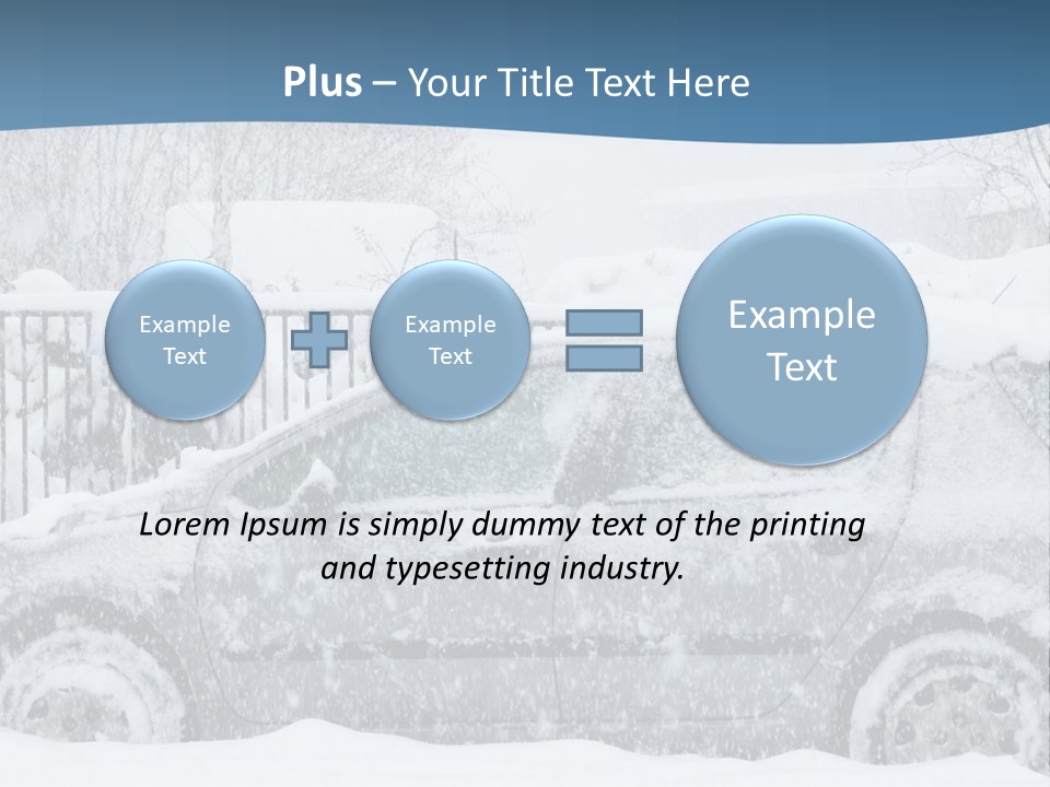 Season Climate Snowstorm PowerPoint Template