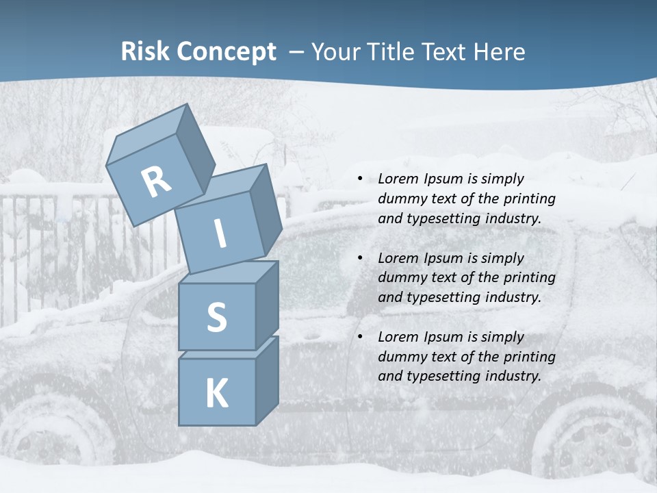 Season Climate Snowstorm PowerPoint Template