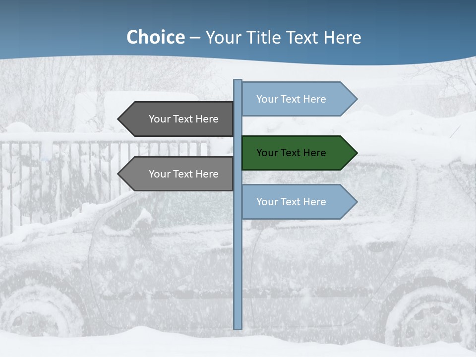 Season Climate Snowstorm PowerPoint Template