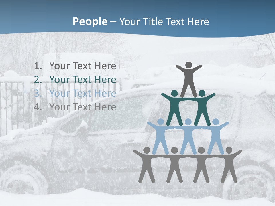 Season Climate Snowstorm PowerPoint Template
