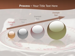 Party Christmas Cake Dark Chocolate Cake PowerPoint Template