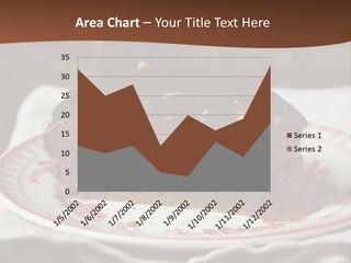 Party Christmas Cake Dark Chocolate Cake PowerPoint Template