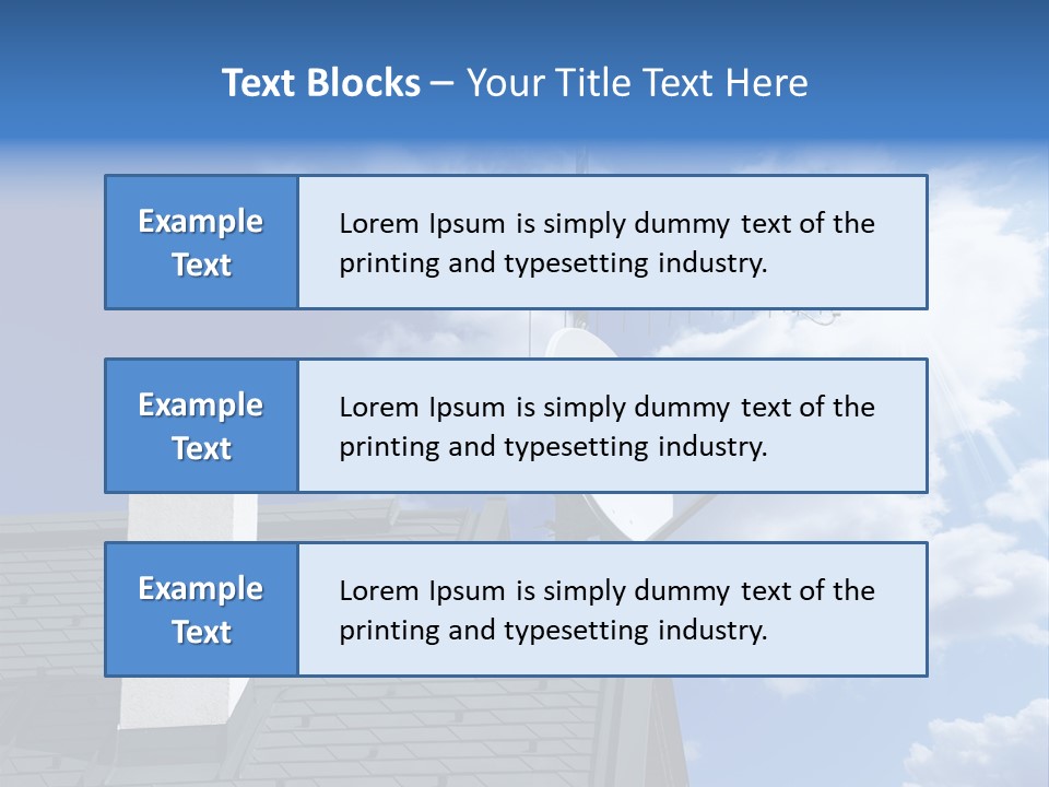 Frequency Broadband Receiver PowerPoint Template