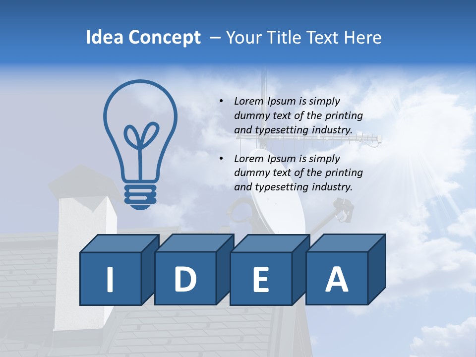 Frequency Broadband Receiver PowerPoint Template