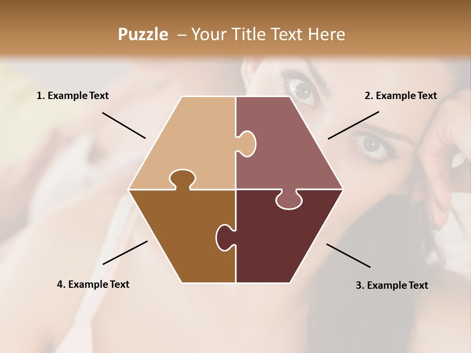 Not Speaking Sofa Pretty PowerPoint Template