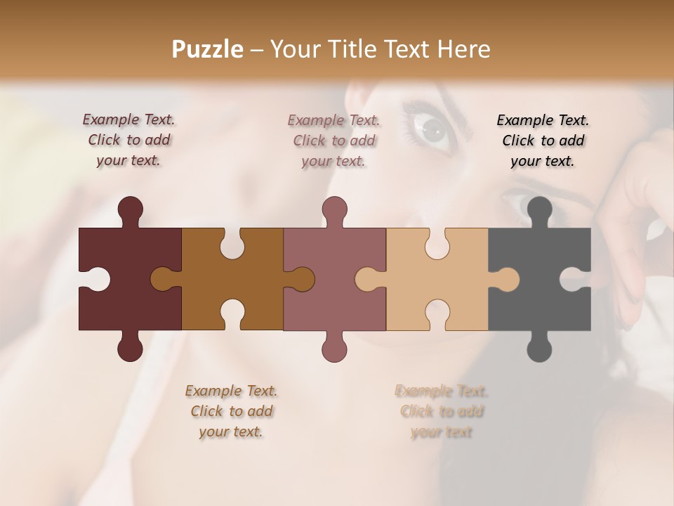 Not Speaking Sofa Pretty PowerPoint Template