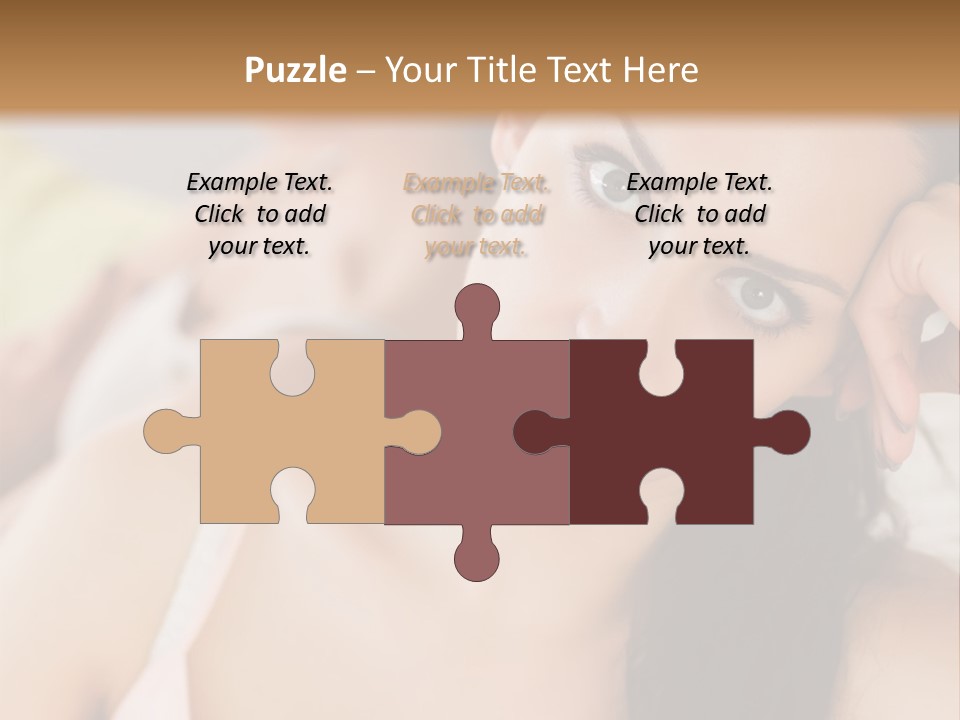 Not Speaking Sofa Pretty PowerPoint Template