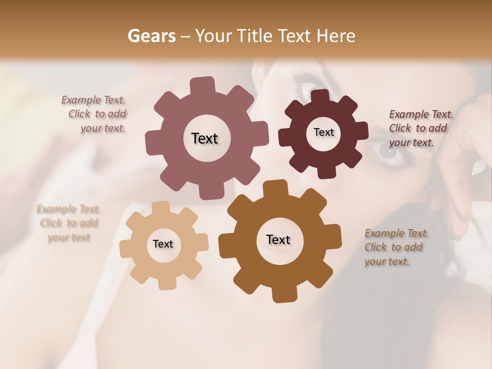 Not Speaking Sofa Pretty PowerPoint Template