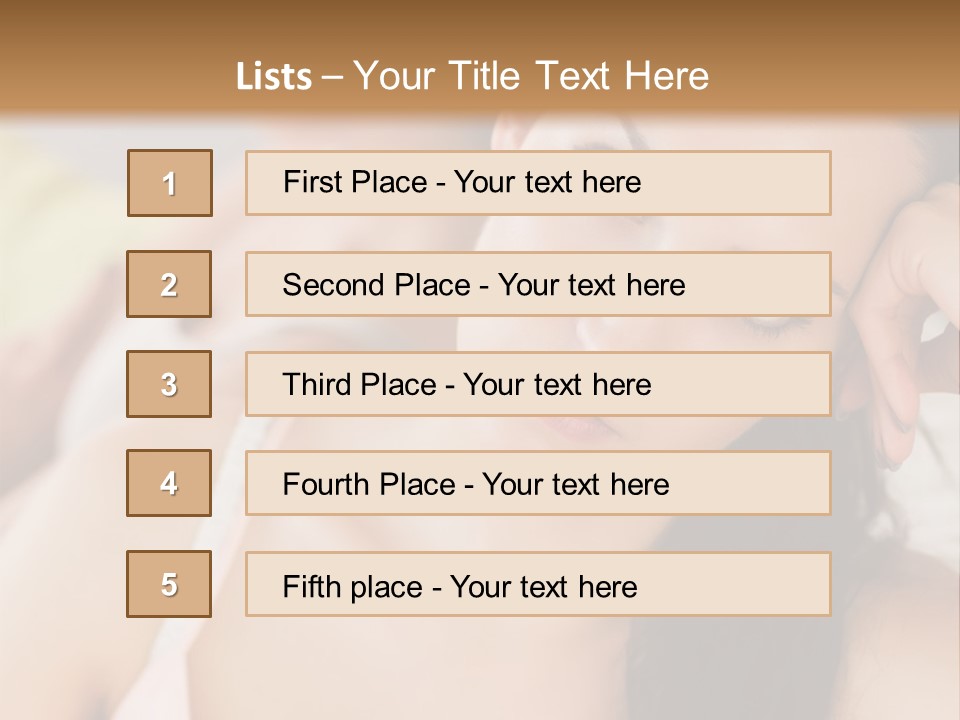 Not Speaking Sofa Pretty PowerPoint Template