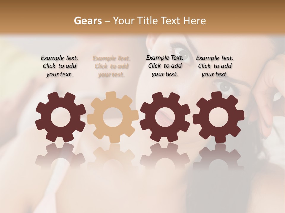 Not Speaking Sofa Pretty PowerPoint Template