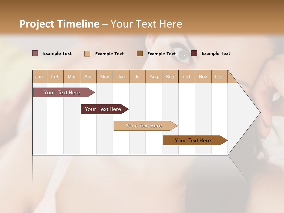 Not Speaking Sofa Pretty PowerPoint Template