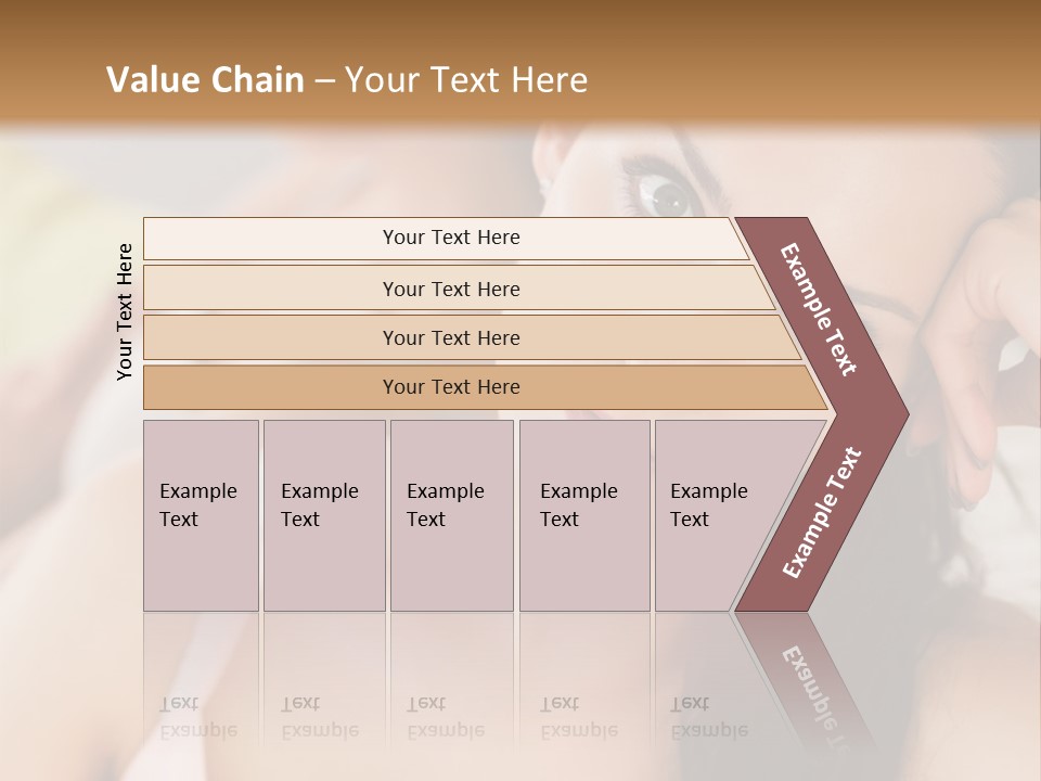 Not Speaking Sofa Pretty PowerPoint Template