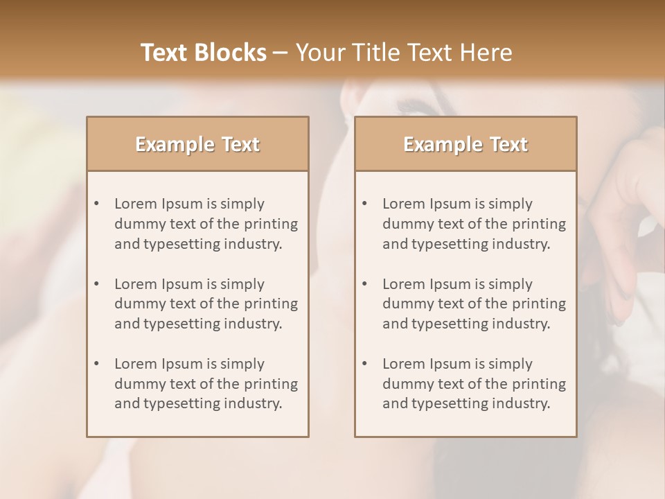 Not Speaking Sofa Pretty PowerPoint Template