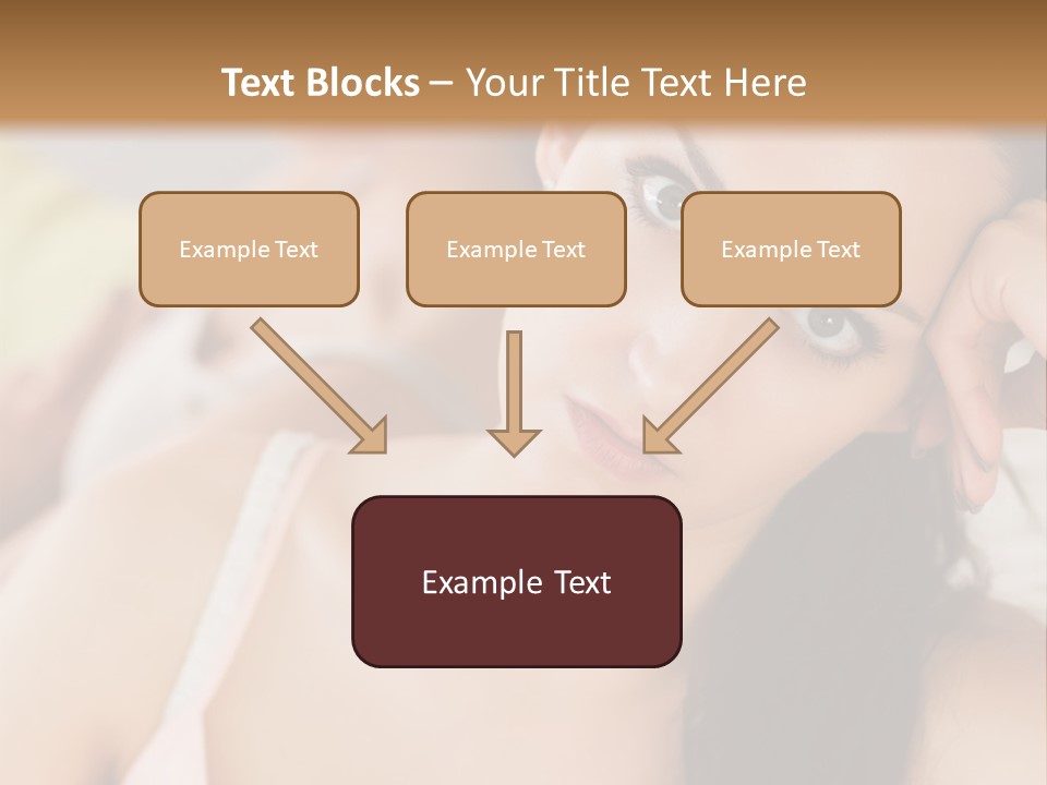 Not Speaking Sofa Pretty PowerPoint Template