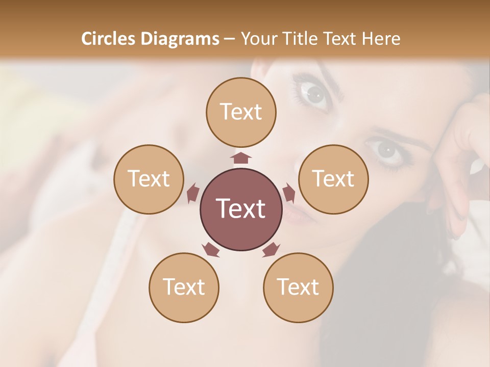 Not Speaking Sofa Pretty PowerPoint Template