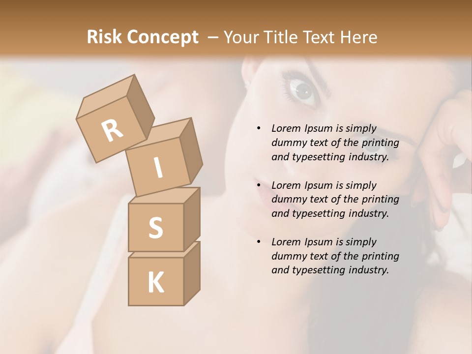 Not Speaking Sofa Pretty PowerPoint Template