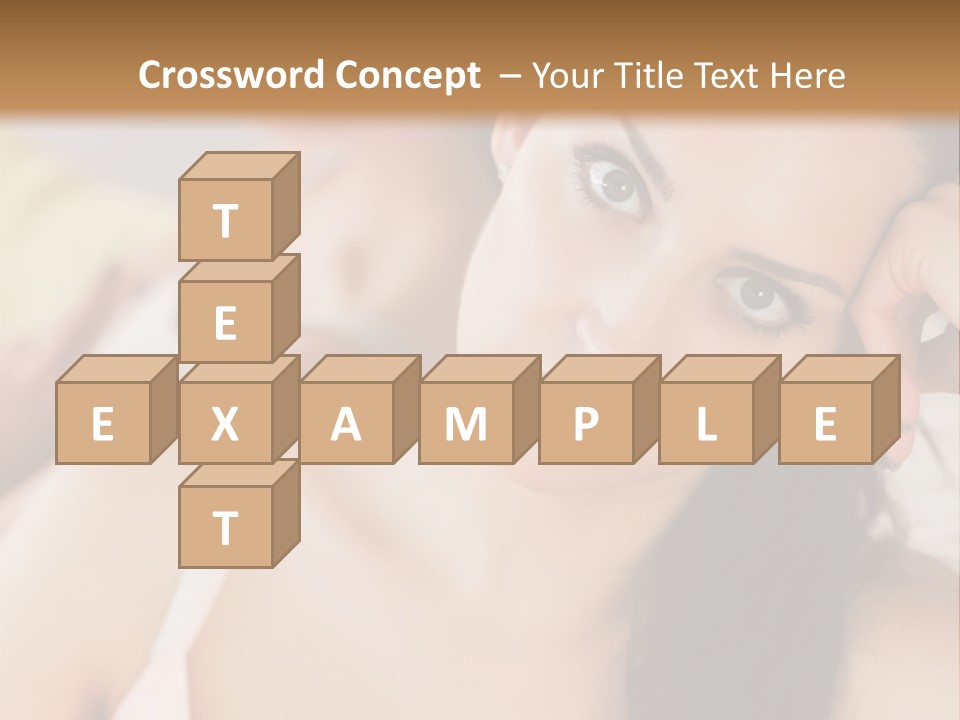 Not Speaking Sofa Pretty PowerPoint Template