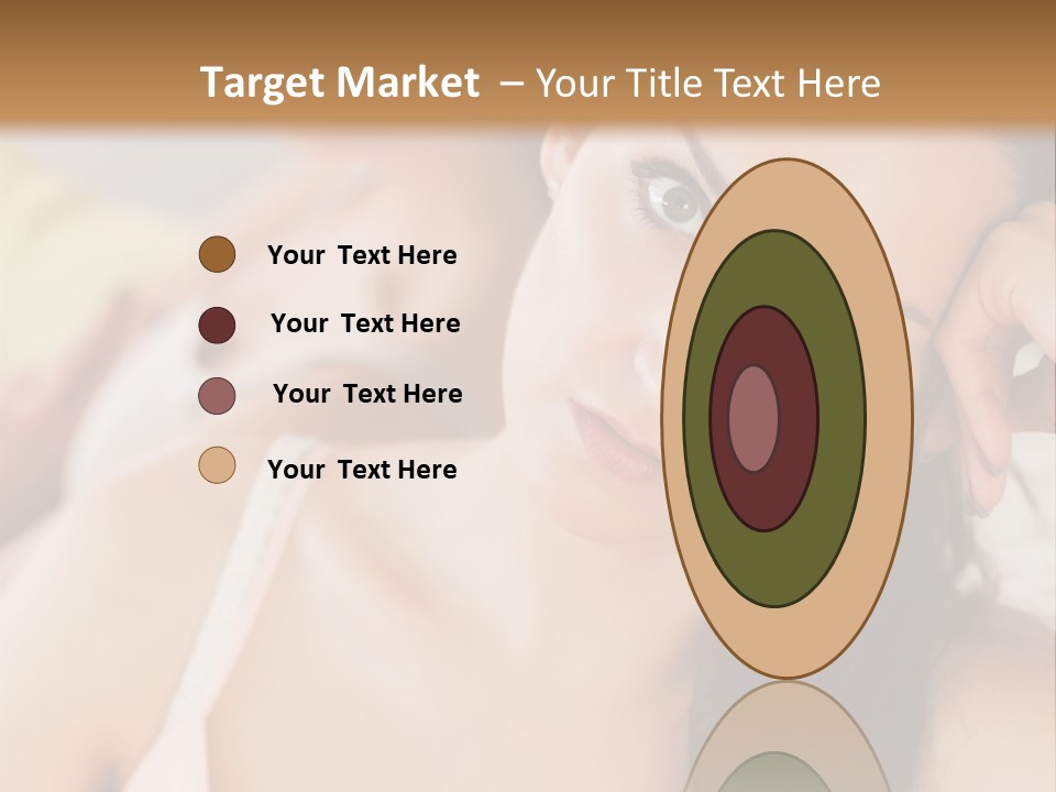 Not Speaking Sofa Pretty PowerPoint Template