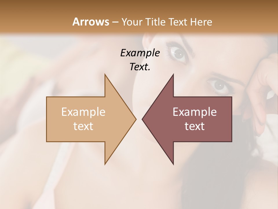 Not Speaking Sofa Pretty PowerPoint Template