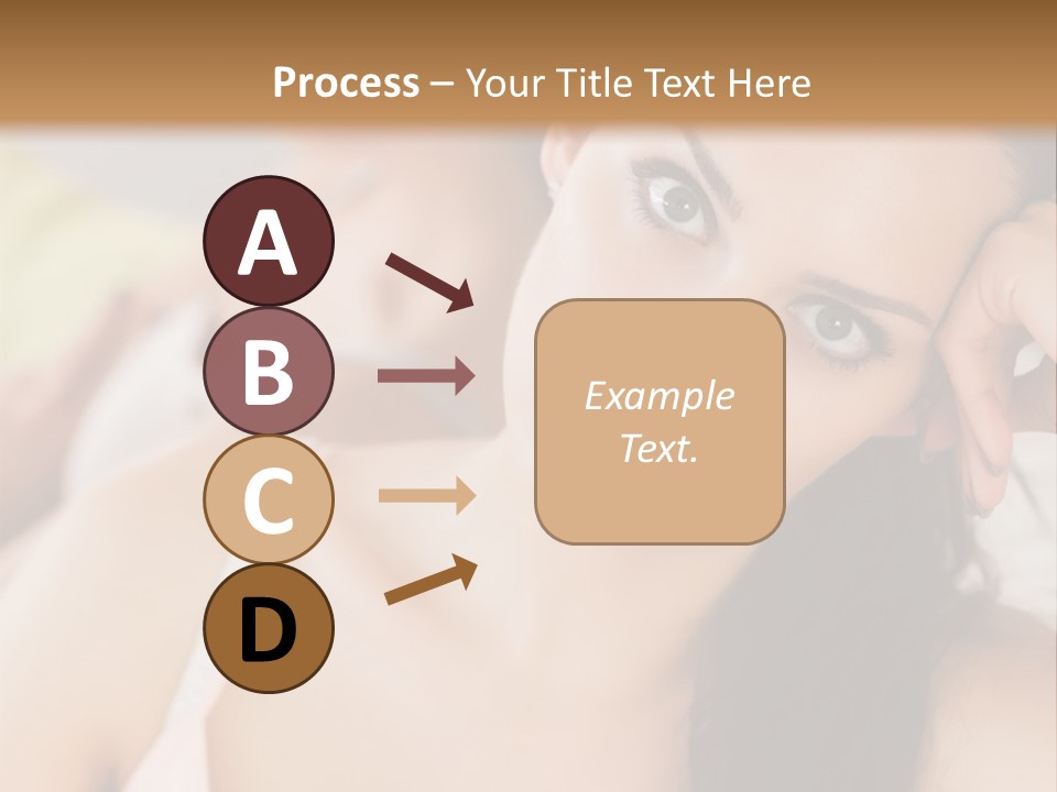 Not Speaking Sofa Pretty PowerPoint Template