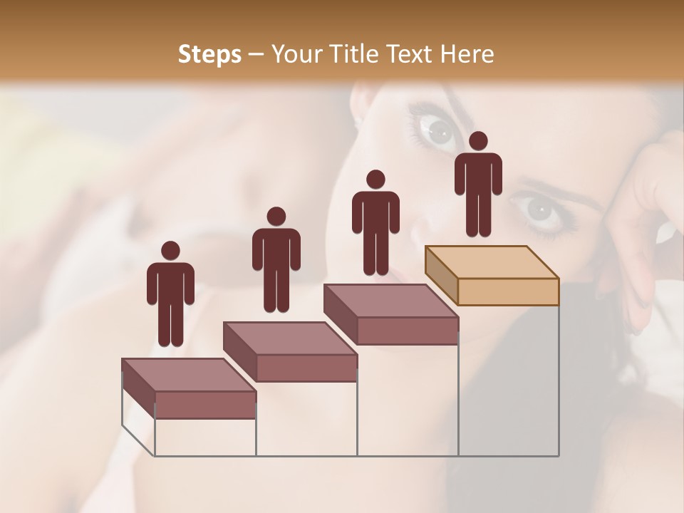 Not Speaking Sofa Pretty PowerPoint Template