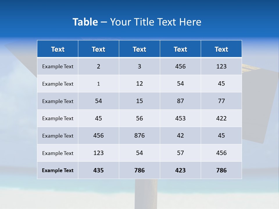 A Wooden Arrow Sign On A Beach With The Ocean In The Background PowerPoint Template