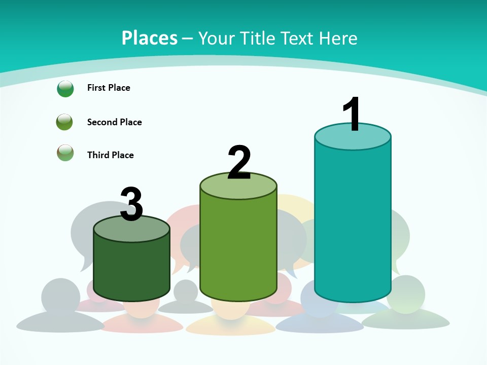 Orange Bubble Career PowerPoint Template