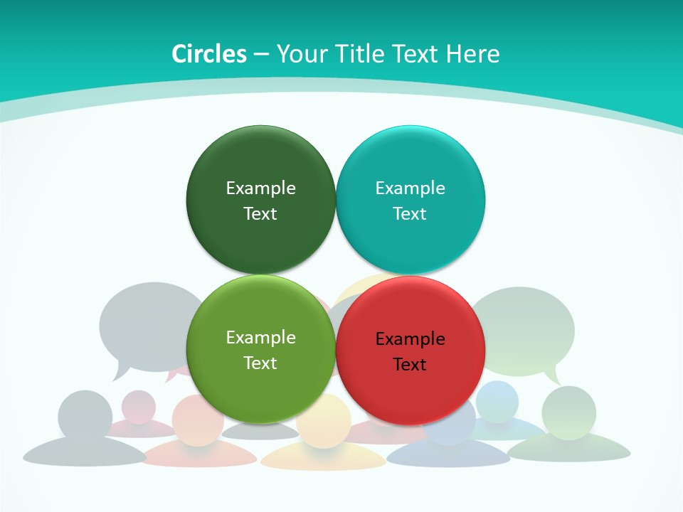 Orange Bubble Career PowerPoint Template