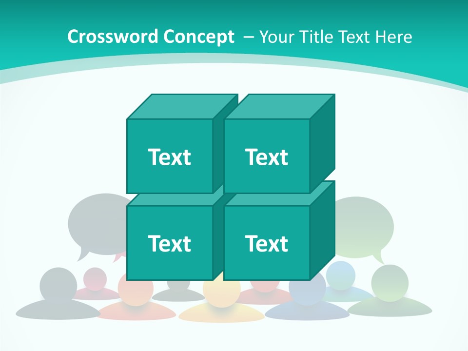Orange Bubble Career PowerPoint Template