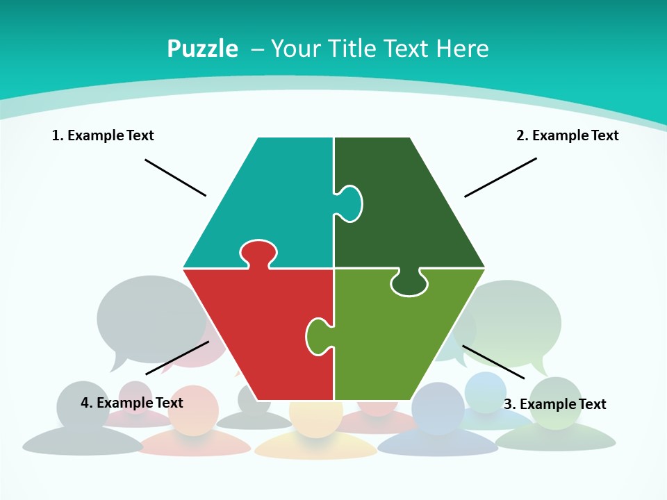 Orange Bubble Career PowerPoint Template