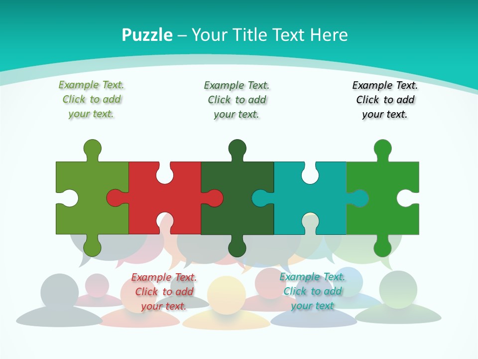 Orange Bubble Career PowerPoint Template