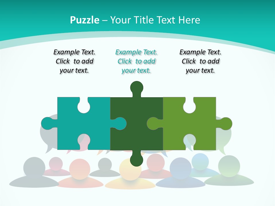 Orange Bubble Career PowerPoint Template