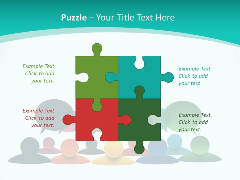 Orange Bubble Career PowerPoint Template