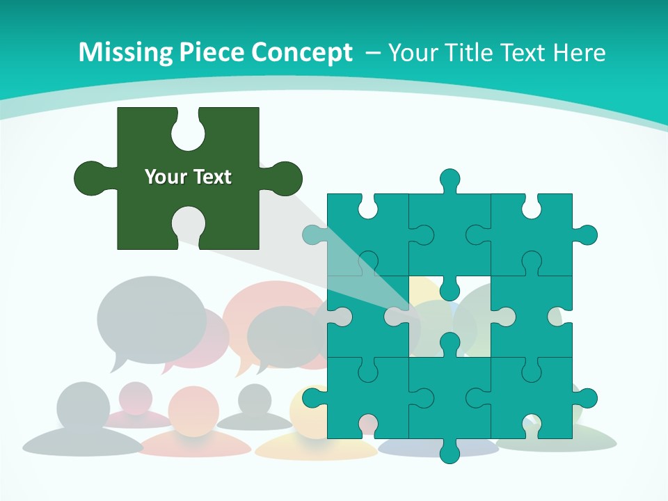 Orange Bubble Career PowerPoint Template