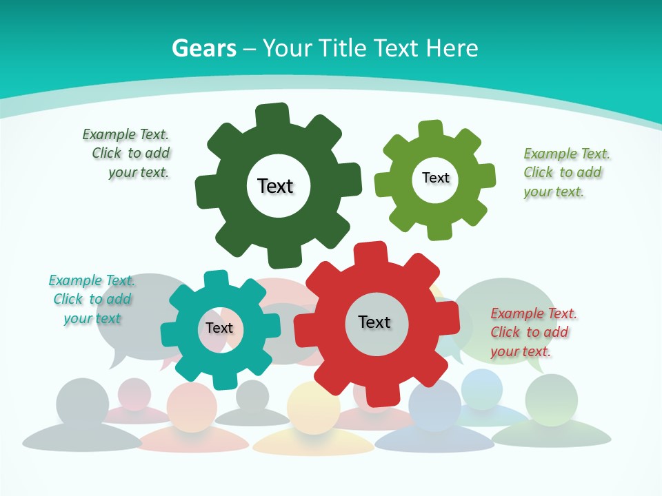 Orange Bubble Career PowerPoint Template
