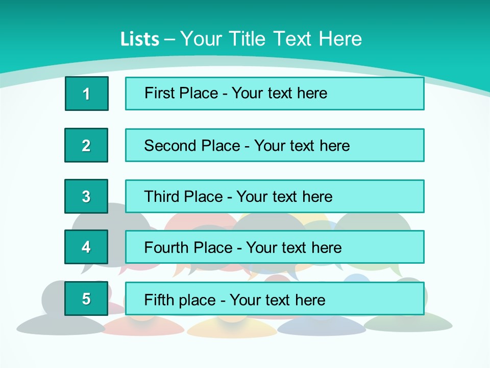 Orange Bubble Career PowerPoint Template