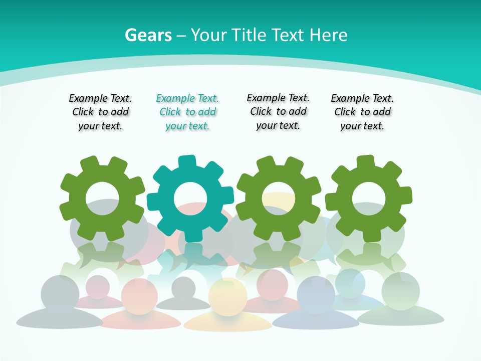 Orange Bubble Career PowerPoint Template