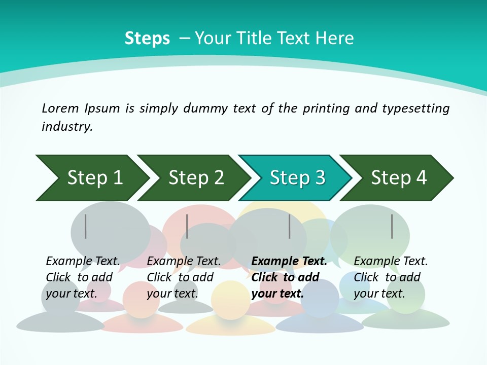 Orange Bubble Career PowerPoint Template