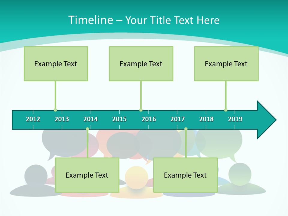 Orange Bubble Career PowerPoint Template