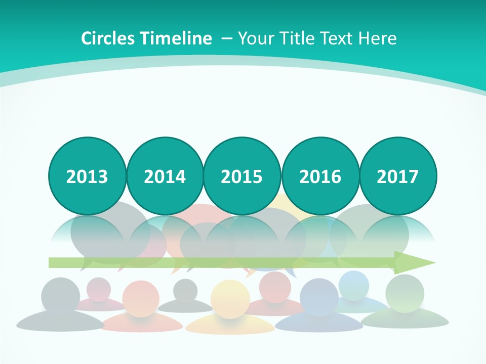 Orange Bubble Career PowerPoint Template