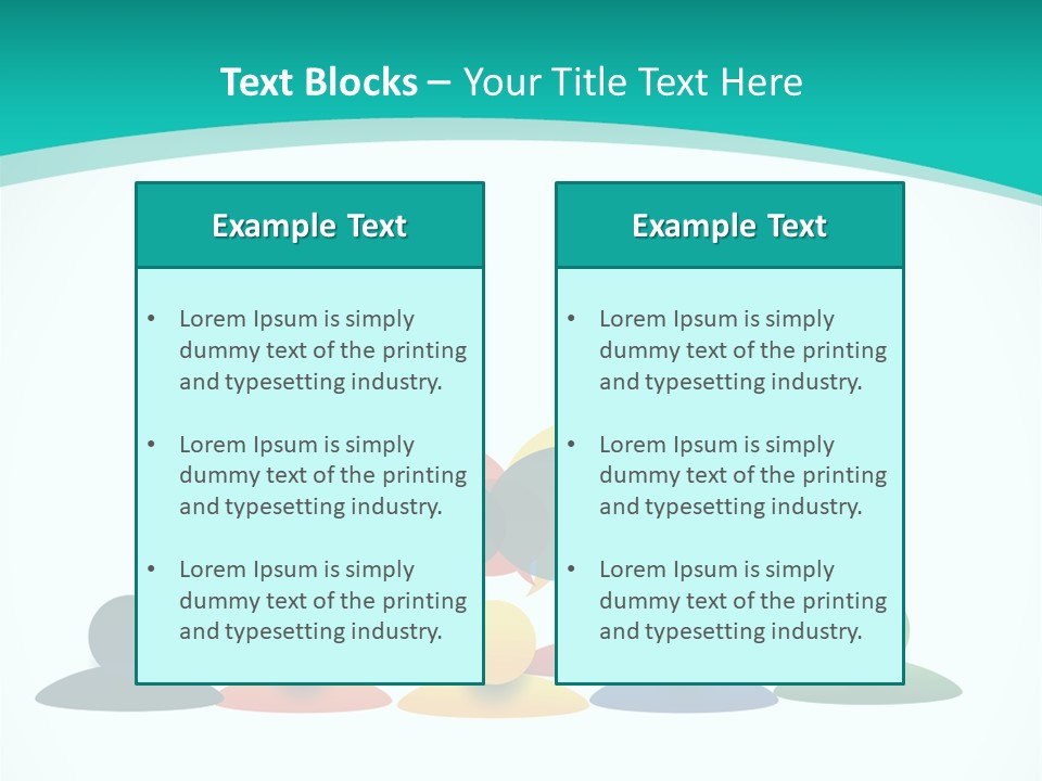 Orange Bubble Career PowerPoint Template