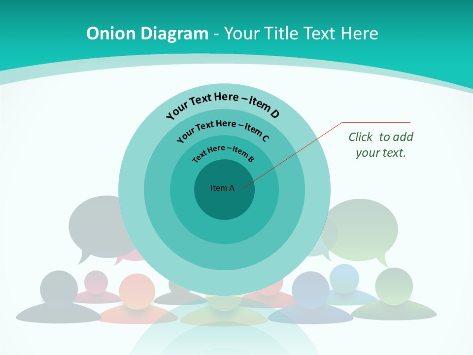 Orange Bubble Career PowerPoint Template