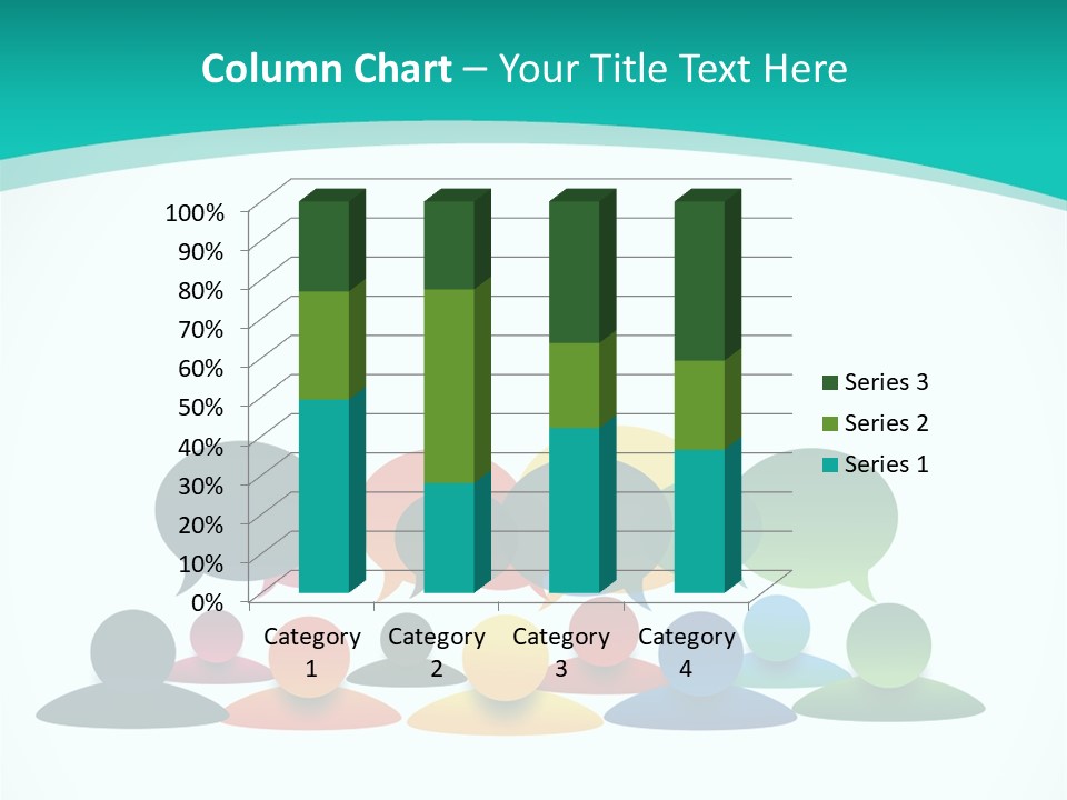 Orange Bubble Career PowerPoint Template