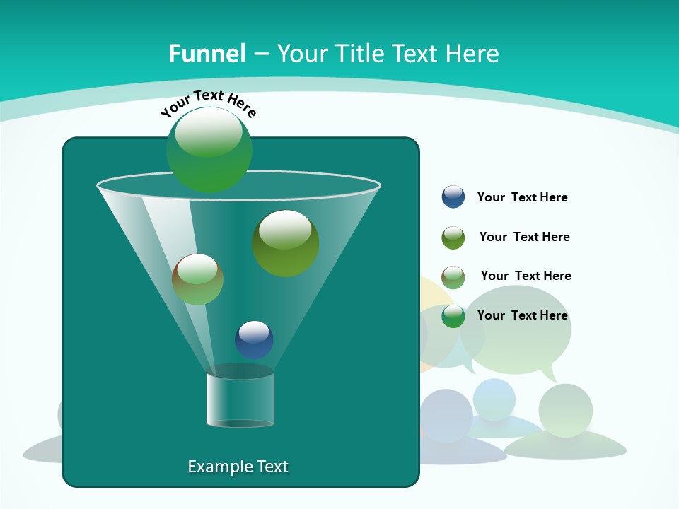 Orange Bubble Career PowerPoint Template
