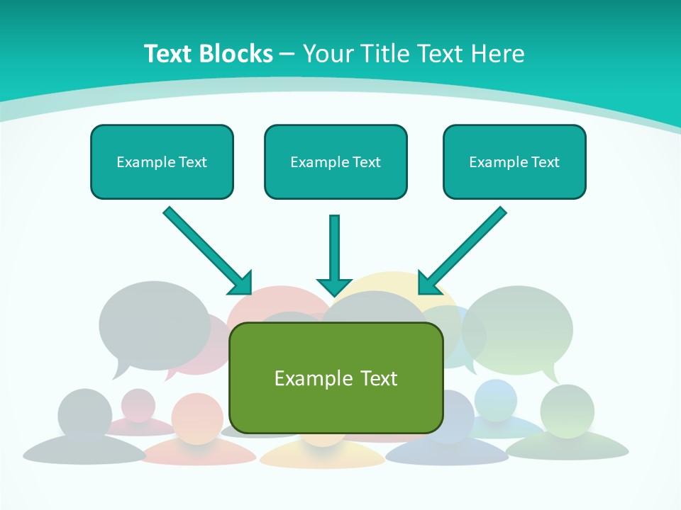 Orange Bubble Career PowerPoint Template