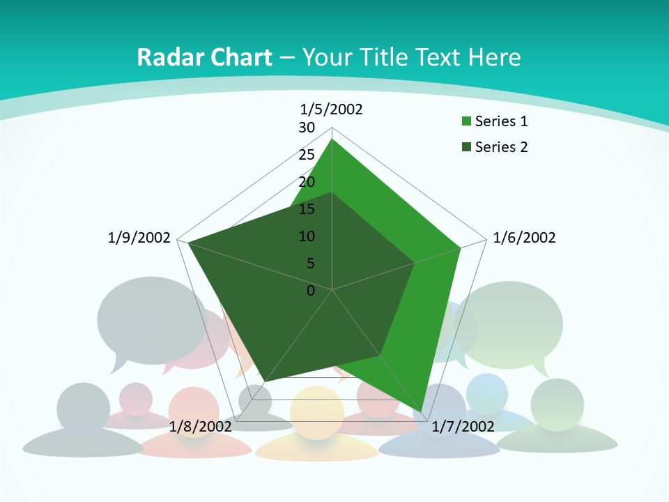 Orange Bubble Career PowerPoint Template