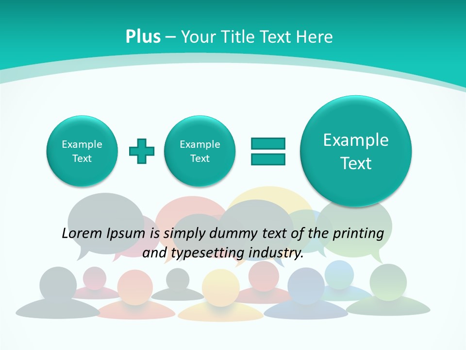 Orange Bubble Career PowerPoint Template