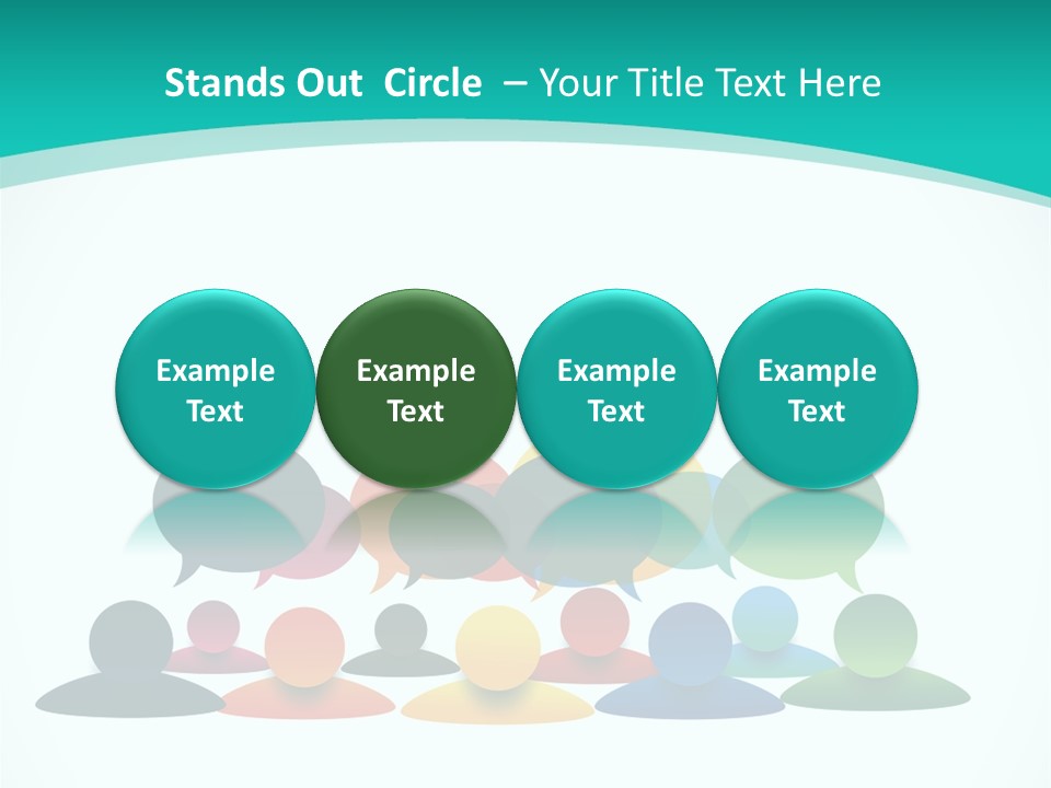 Orange Bubble Career PowerPoint Template