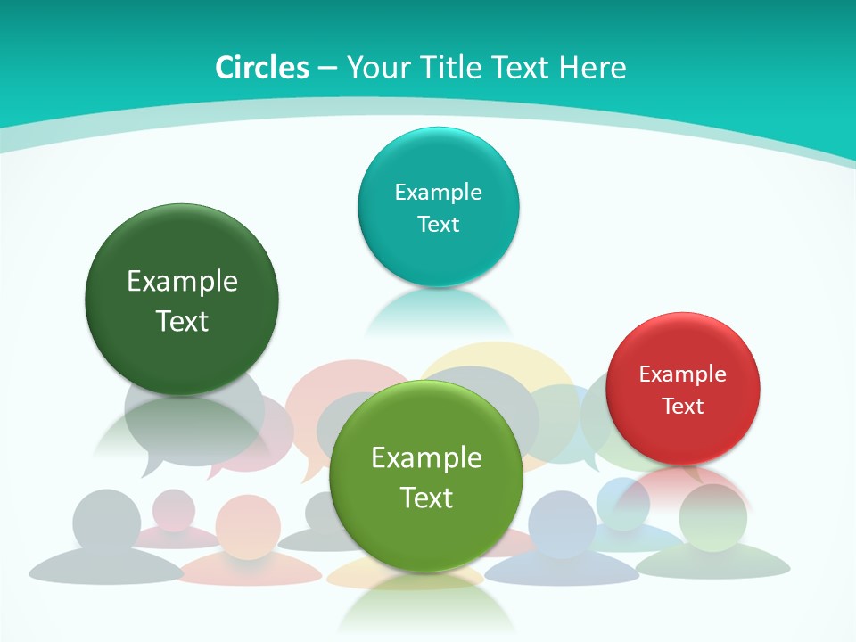 Orange Bubble Career PowerPoint Template