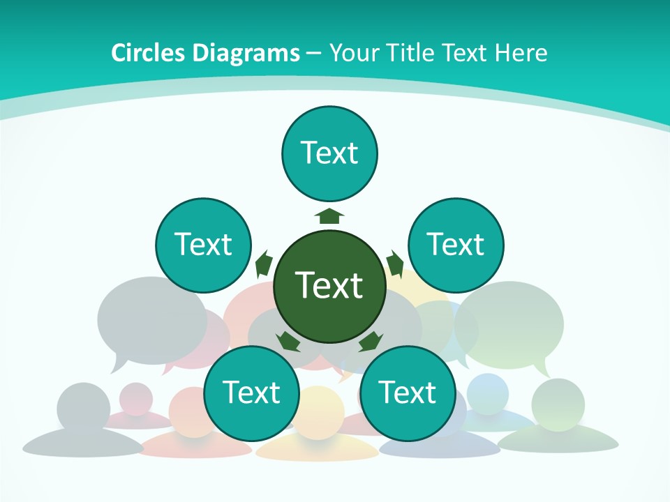 Orange Bubble Career PowerPoint Template